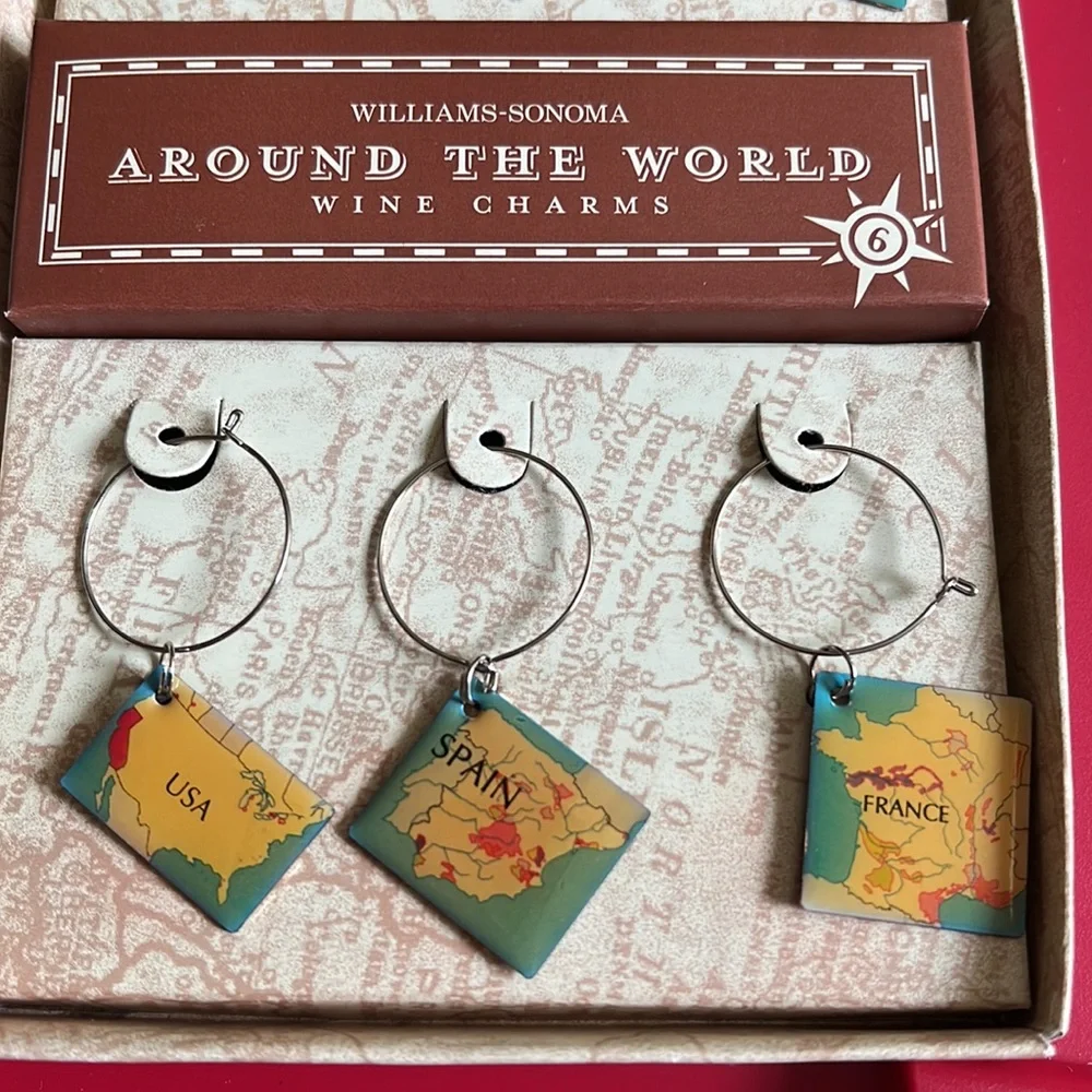 WILLIAMS -SONOMA wine charms